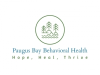 trees in a circle green text